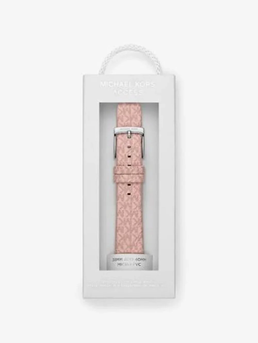 $85 NEW Michael Kors Logo Blush 38/40mm Band Strap Pink Apple Watch